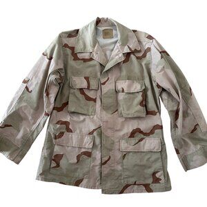 Desert Camo Military Army Jacket/Coat  sz M